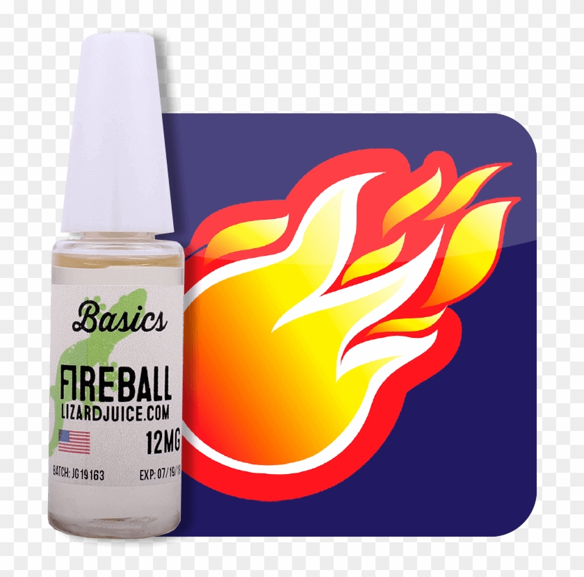 Fireball E-liquid From Lizard Juice In 15ml Needle - Fire Ball Clipart