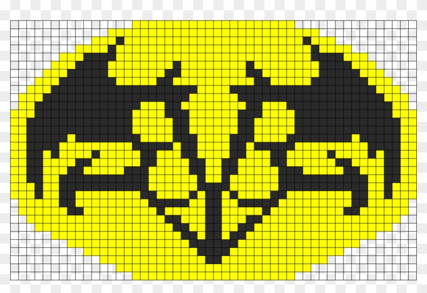 Batman Bvb Logo Black Veil Brides1 Perler Bead Pattern - Creative Arts Clipart #3344273