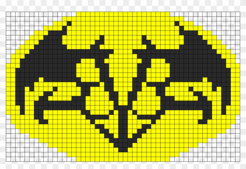 Batman Bvb Logo Black Veil Brides1 Perler Bead Pattern - Creative Arts Clipart