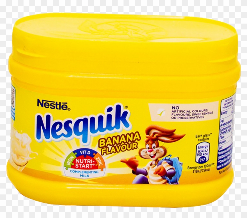 Nestle Nesquik Drinking Powder Banana Flavor 300 Gm - Nesquik Banana Clipart #3344351