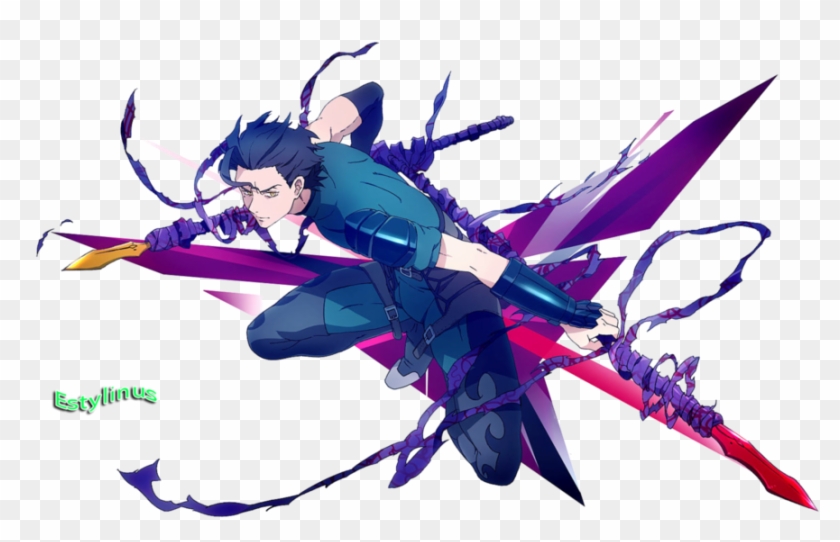 A New Lancer's Rushing In - Lancer Fate Zero Clipart #3344526
