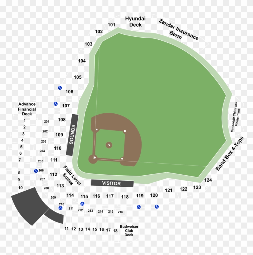 Event Info - Nashville Sounds Stadium Section 113 Clipart