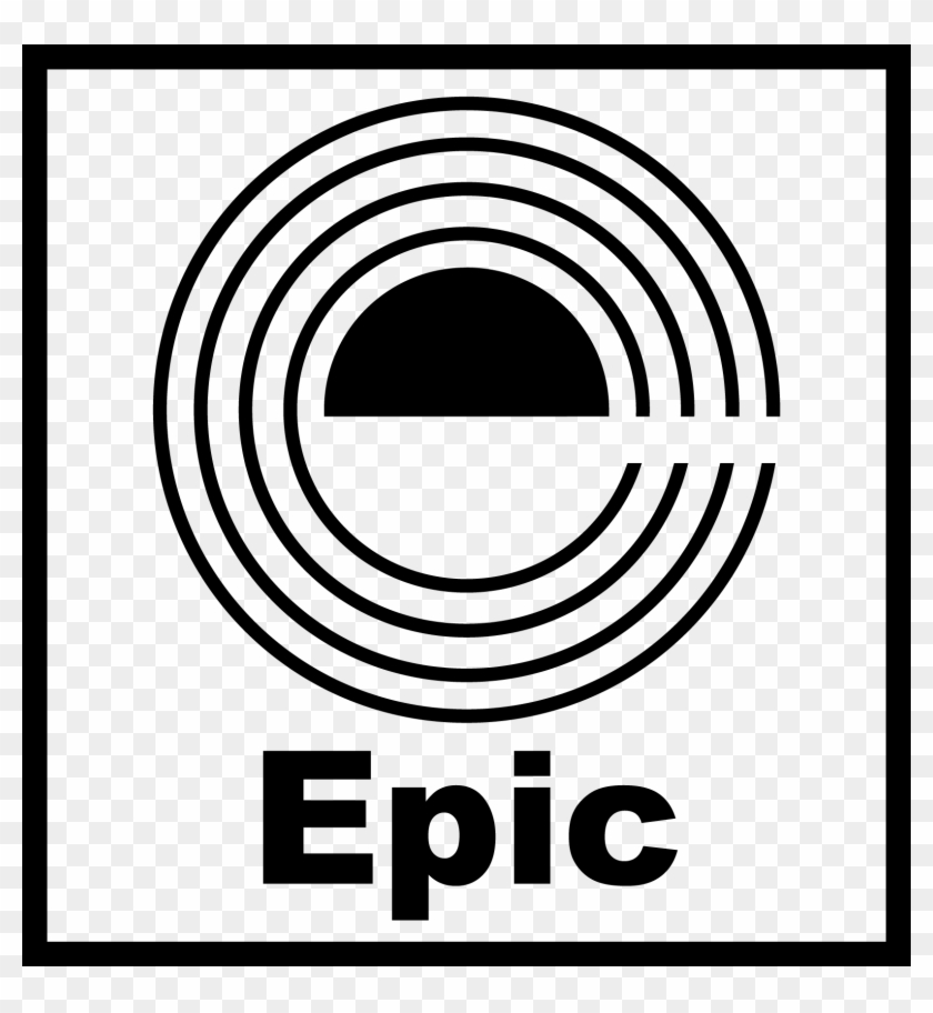 Epic Records 1970s - Old Epic Records Logo Clipart #3344942