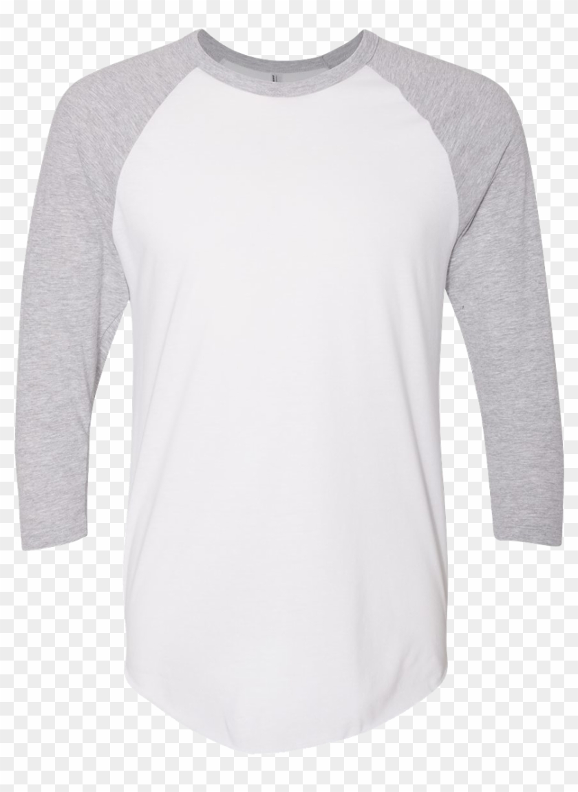 Unisex American Apparel 3/4 Sleeve Raglan T Shirt - Long-sleeved T-shirt Clipart