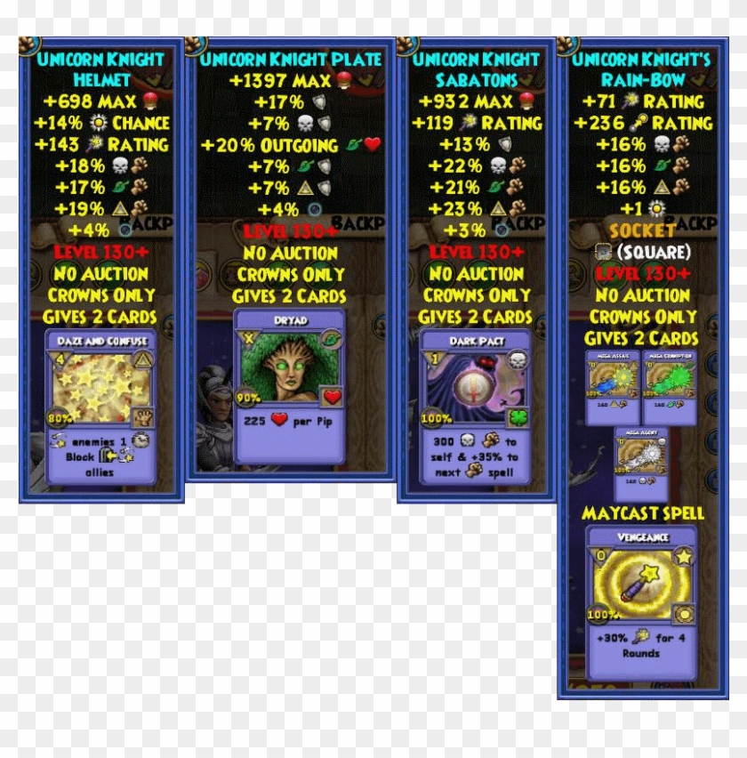 Wizard101 Spoilers - Wizard 101 Cards Clipart