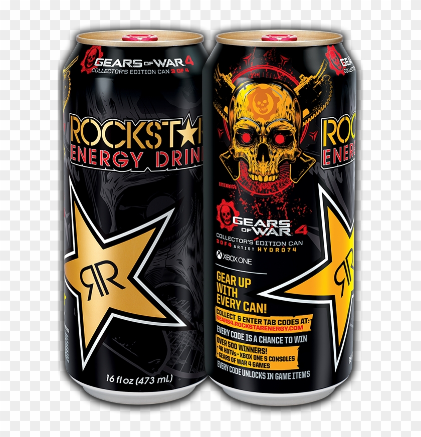 Rockstar Energy Drink Png - Rockstar Energy Drink Clipart #3345945