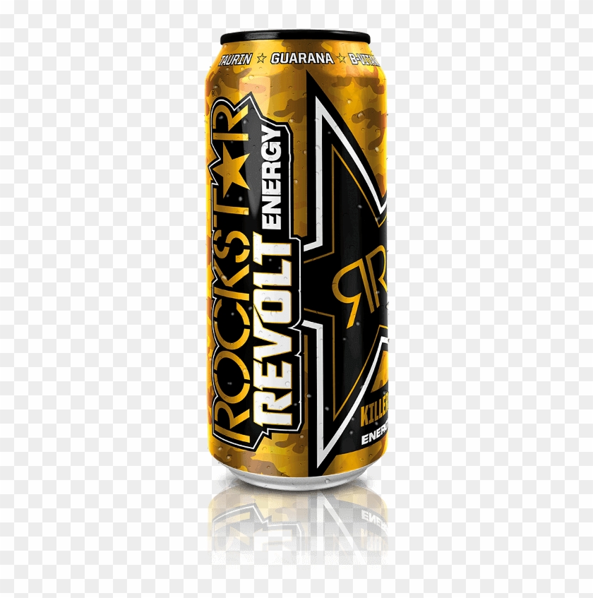 Rockstar Revolt Energy - Caffeinated Drink Clipart