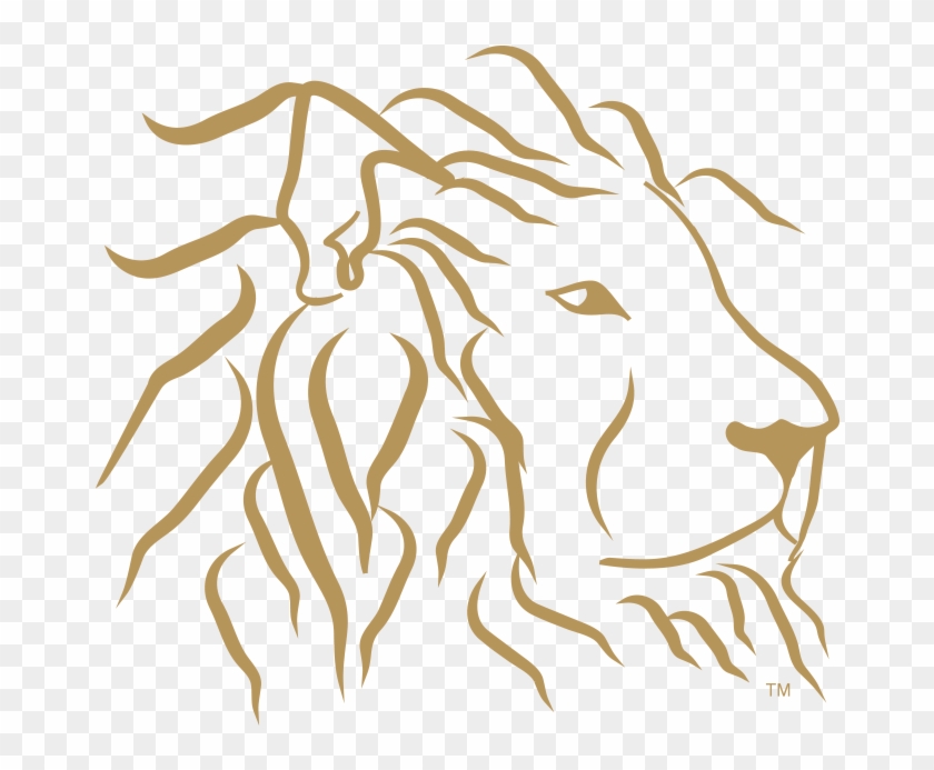 Redlionhotelscorporation Logosvg Wikipedia - Gold Lion Clipart #3346620