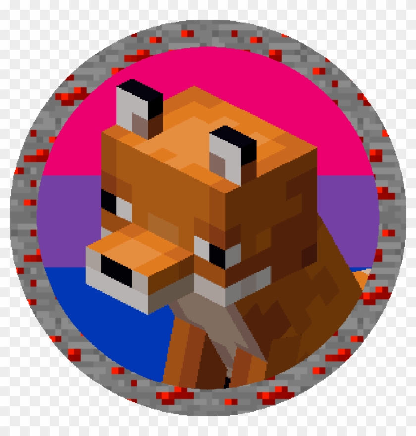 Minecraft Fox Sleeping Clipart