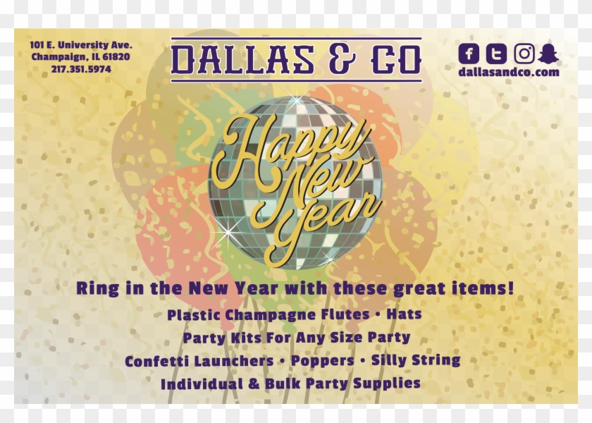 New Year Handout 4 X 6 - Poster Clipart #3347177