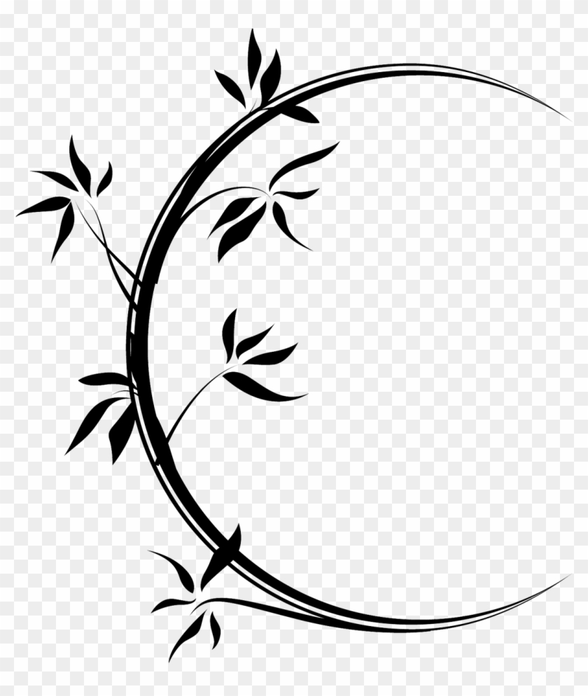 Circle Flowers Leaves - Clip Art - Png Download #3347725