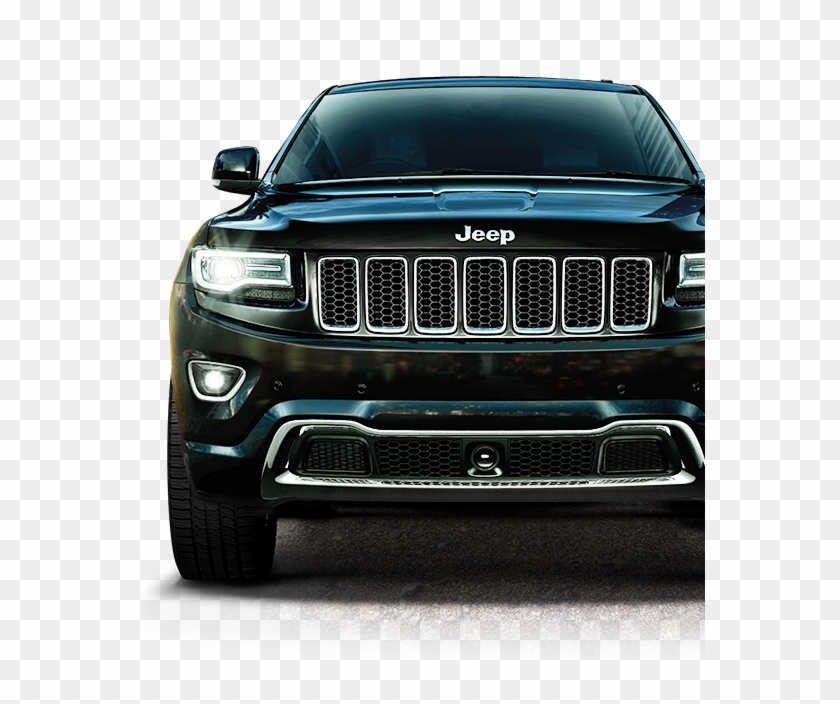 Black Jeep Grand Cherokee Front View-gd101 - Jeep Grand Cherokee Front View Clipart