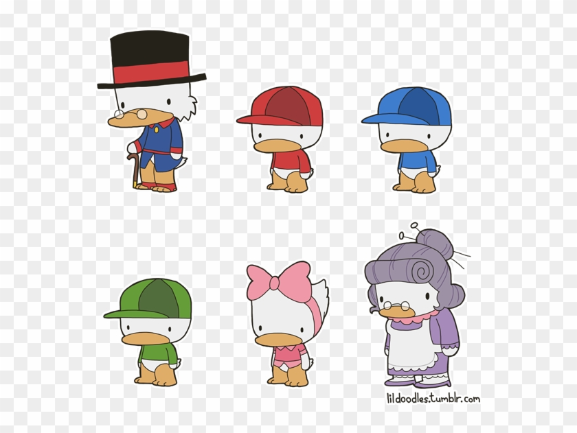 Lil' Ducktales Booster Pack This Pack Includes Scrooge - Cartoon Clipart