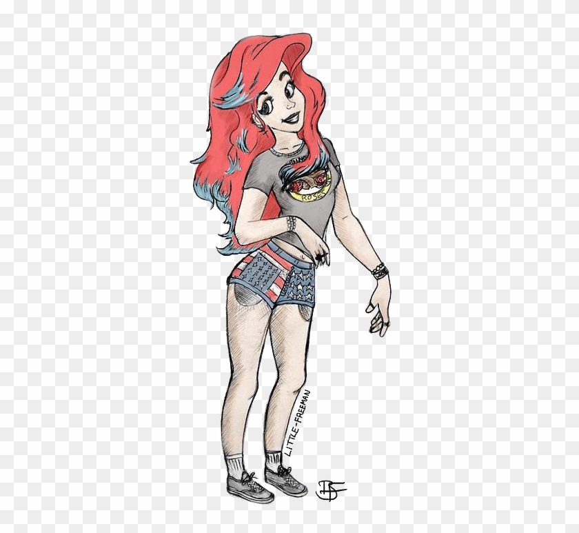 Drawing Edits Hipster - Disney Princesses Gone Bad Drawings Clipart