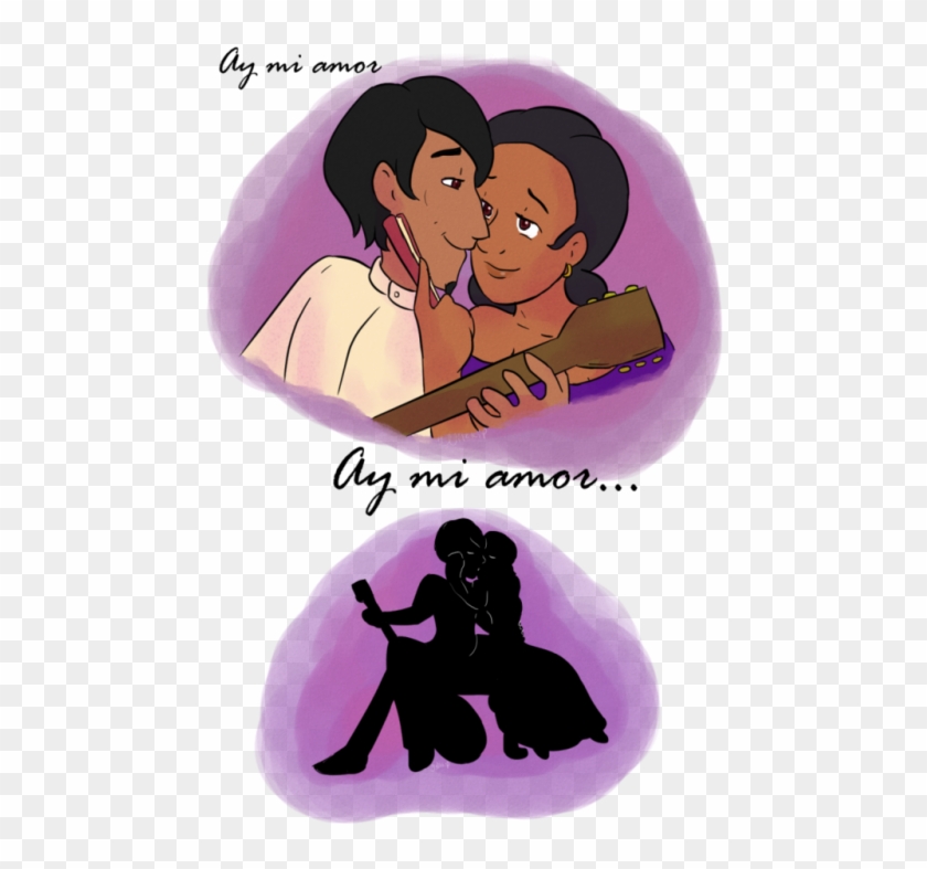 Disney Great Mama Coco Png - Héctor X Imelda Kiss Clipart #3348094