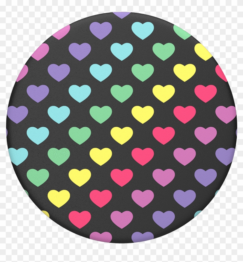 Rainbow Hearts, Popsockets - Popsockets Hearts Clipart