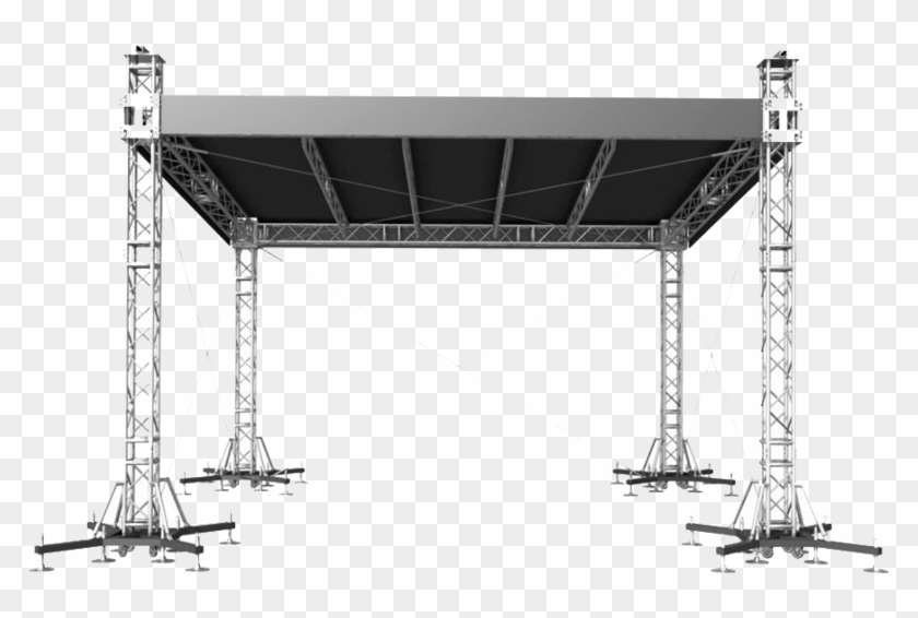 Stage Truss For Line Array - Каркас Сцены Clipart
