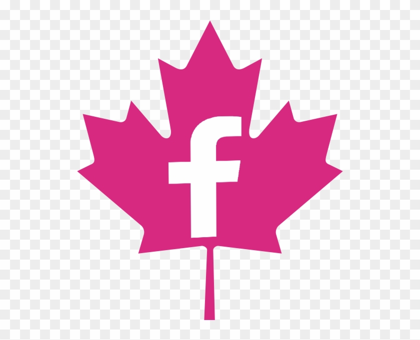 Canadian Facebook Logo - Canada Clipart Maple Leaf - Png Download #3349428
