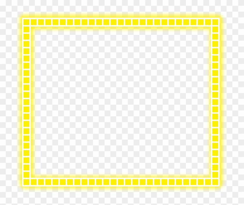 #neon #freetoedit #square #yellow #kare #frame #border - Slope Clipart