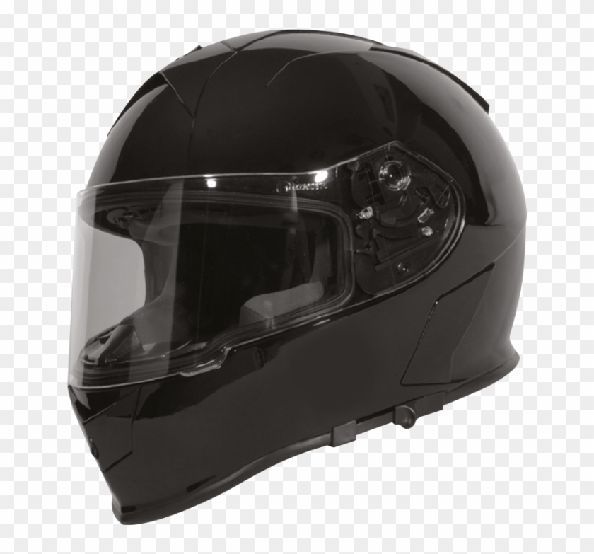 Force Gloss Black - Motorcycle Helmet Clipart #3349752