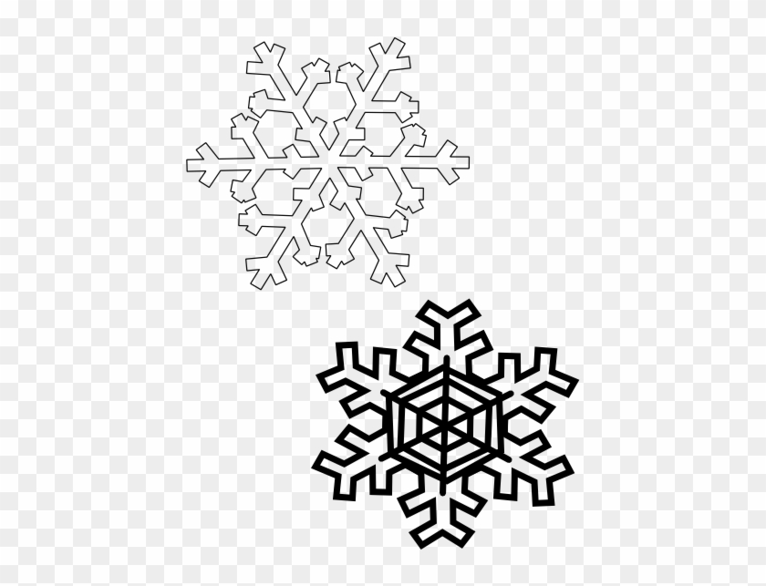 Here's Are The Downloadable Files For These Cute Little - Snowflake Clip Art - Png Download