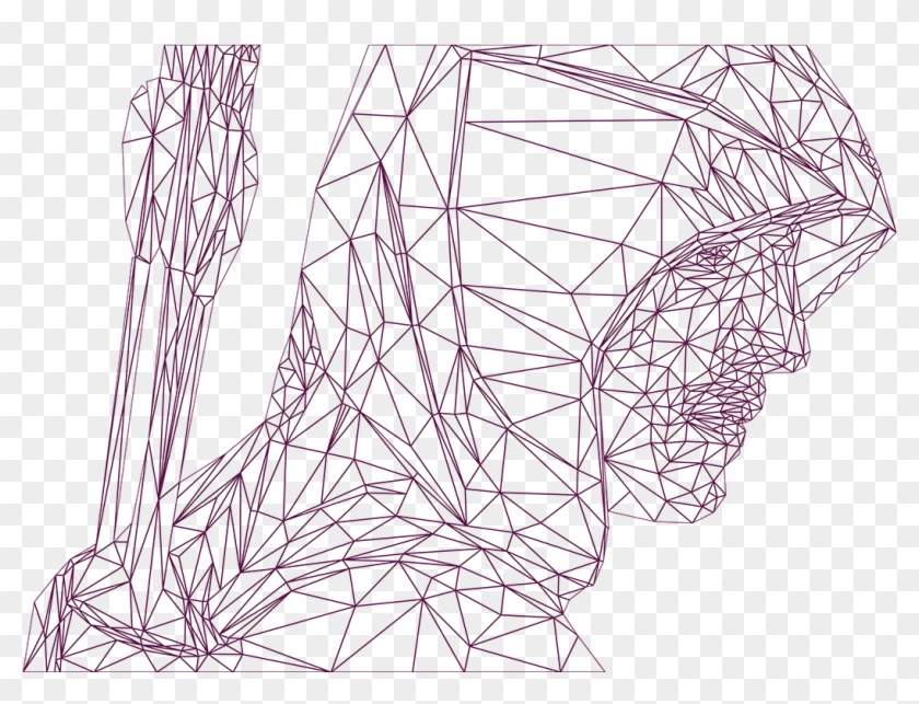 Illustrator Path On The Arrow - Line Art Clipart