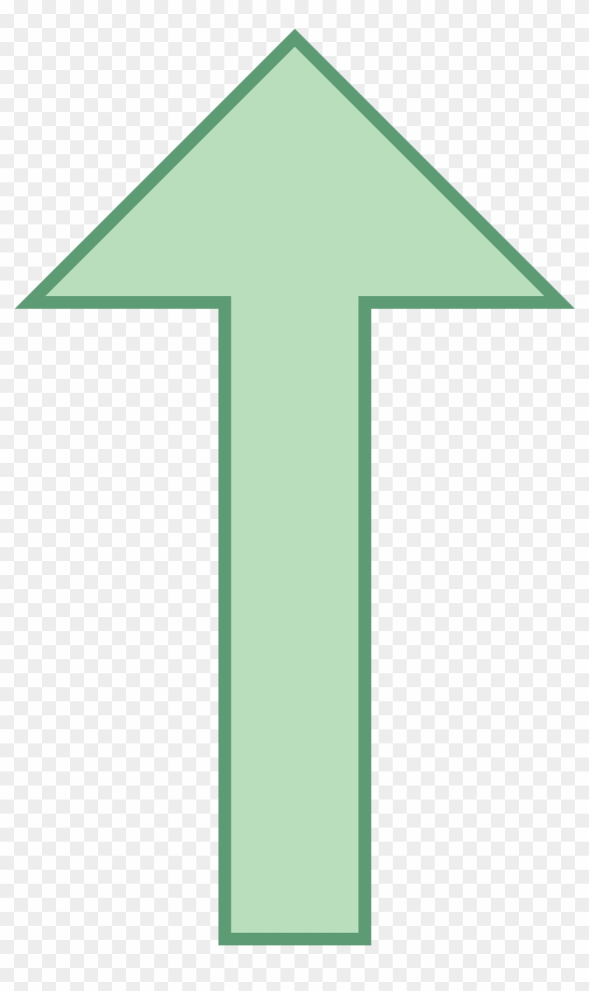 Arrow Up Is Made Of 3 Lines The Main Line Starting Clipart
