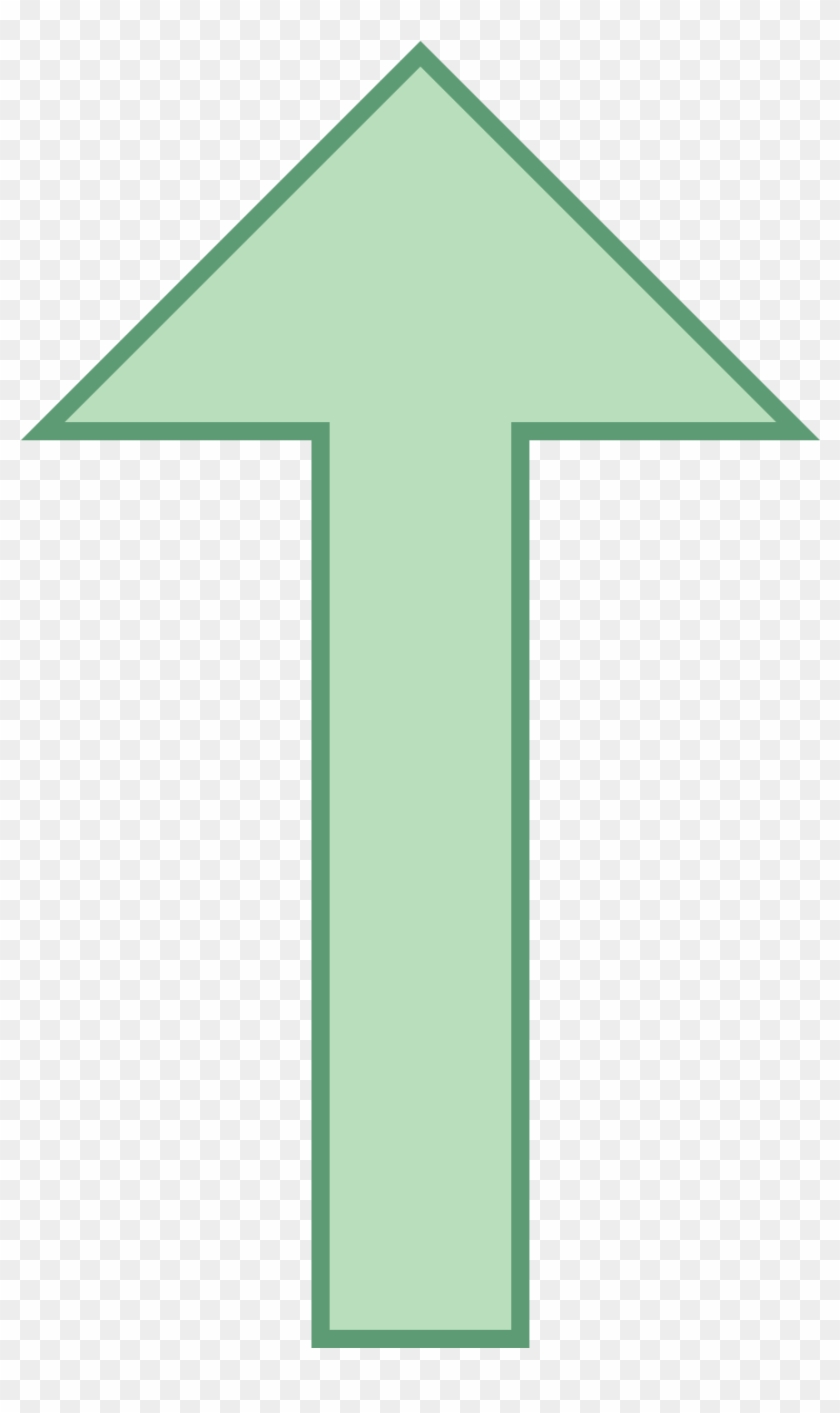 Arrow Up Is Made Of 3 Lines The Main Line Starting Clipart #3349915