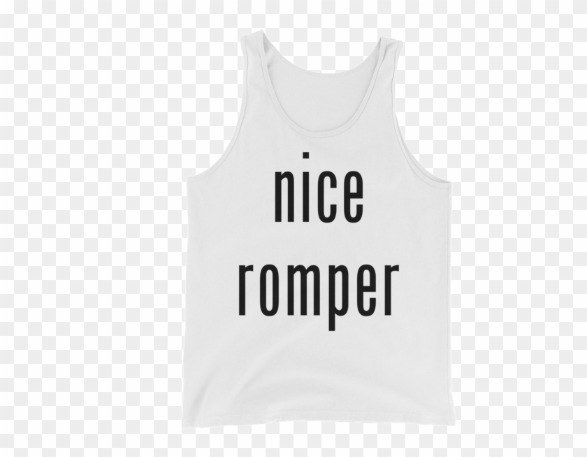 Nice Romper Men's Tank Top-dark Print - Active Tank Clipart #3349952