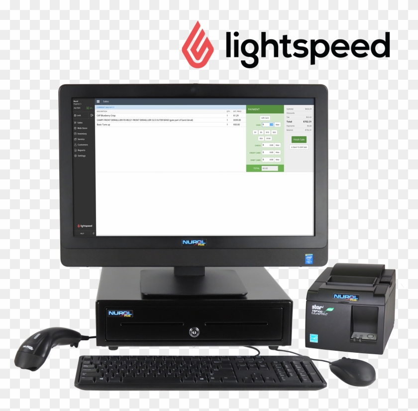 Lightspeed Pos Retail Pc System - Desktop Computer Clipart