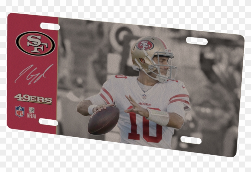 San Francisco 49ers Jimmy Garoppolo Metal Photo - San Francisco 49ers Clipart