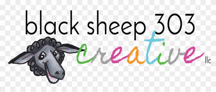 Black Sheep 303 Creative Logo - Calligraphy Clipart #3351144
