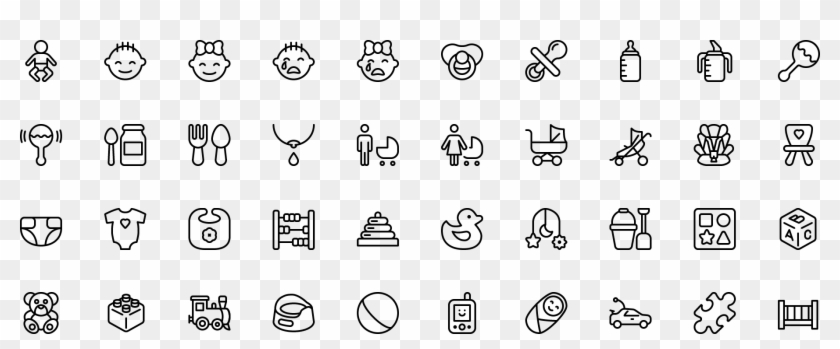 Icon Baby & Children - Back To School Icons Clipart