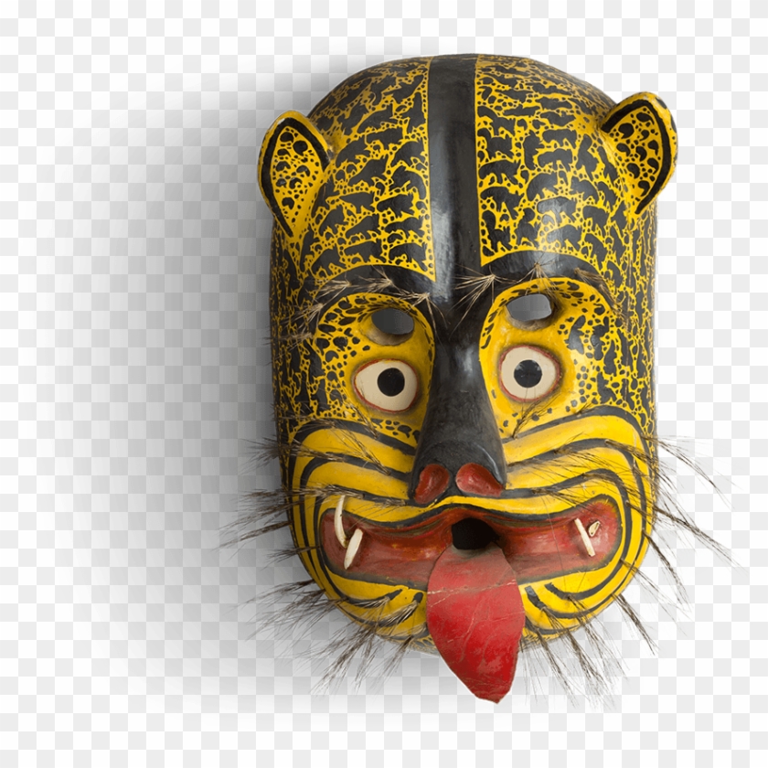 Artist Unknown , Leopard Mask From The Roger Brown - Mask Clipart #3351610