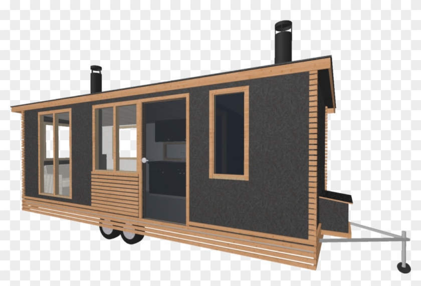 Cabin Trailer With A Sauna - Saunavaunu Salvos Clipart #3351795