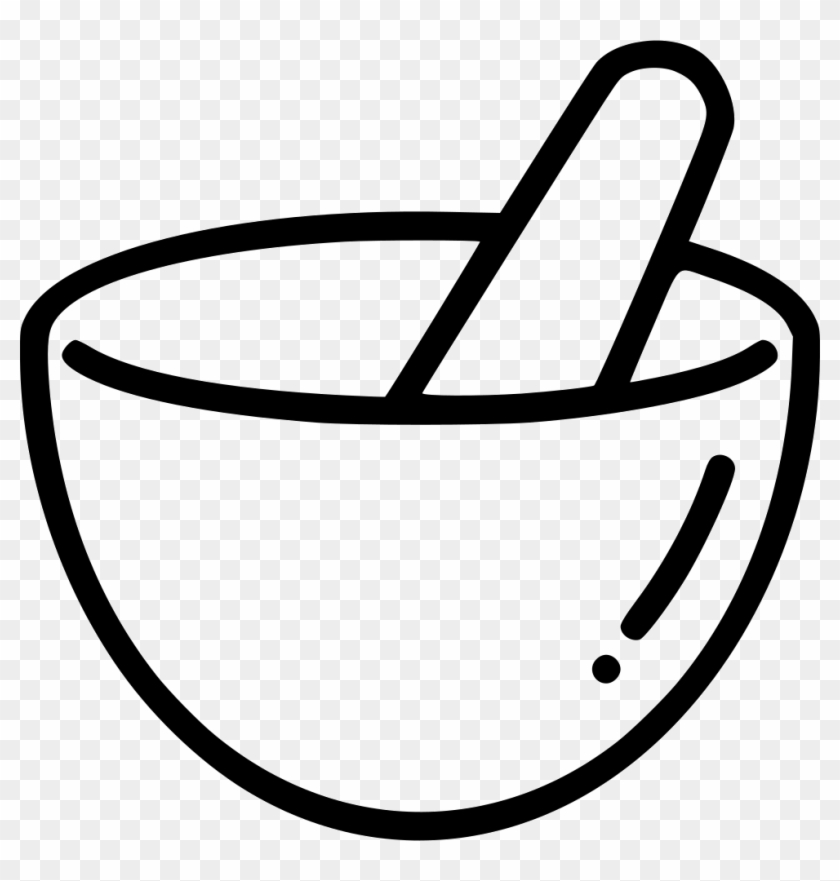 Png File Svg - Mortar And Pestle Drawing Clipart