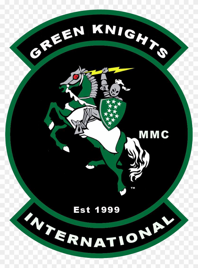 International Patch - Green Knights Motorcycle Club Clipart #3352079
