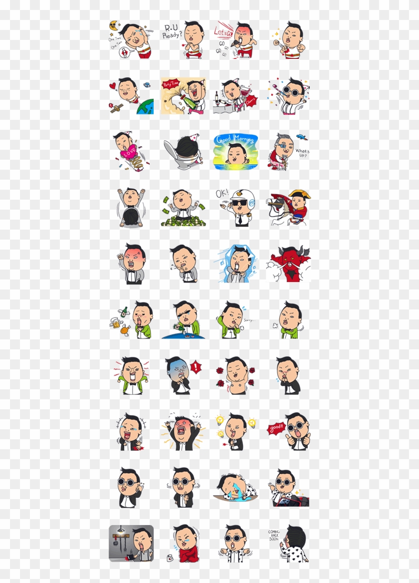 Psy 3rd Special Edition - Zalo Stickers Clipart