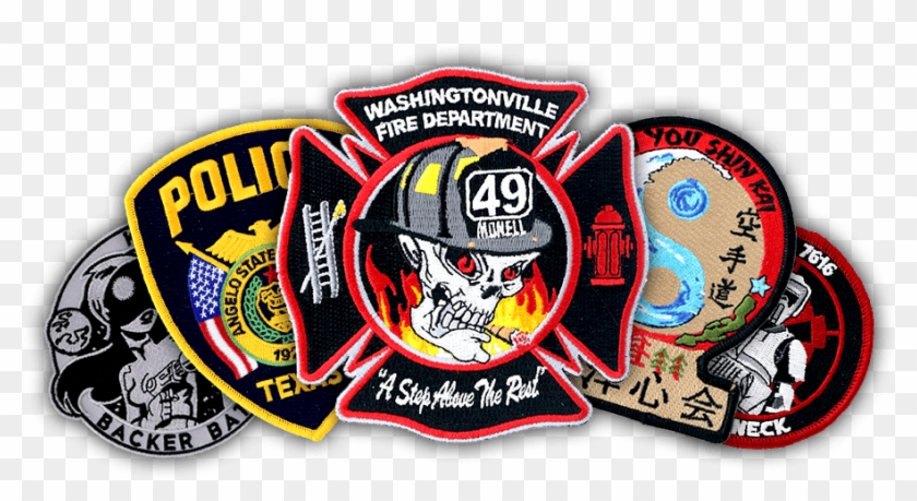 Assortment Of Different Kinds Of Custom Patches - Custom Embroidered Patches India Clipart #3352168