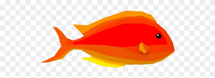 Lowpoly Colorful Reef Fishes - Pomacentridae Clipart