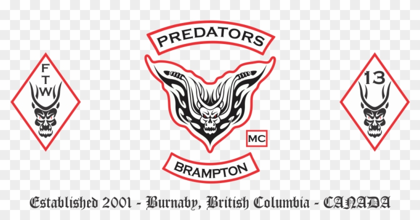 Predators Motorcycle Club Is A Private Motorcycle Club - Emblem Clipart