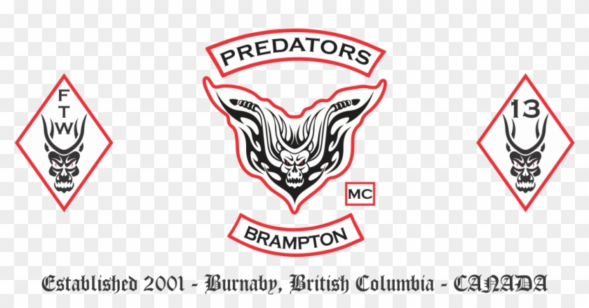 Predators Motorcycle Club Is A Private Motorcycle Club - Emblem Clipart #3352587