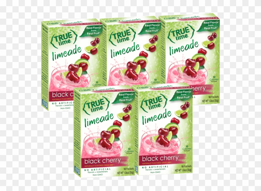 True Lime Black Cherry Limeade 5-pack Hydration Kit - Citrus Clipart