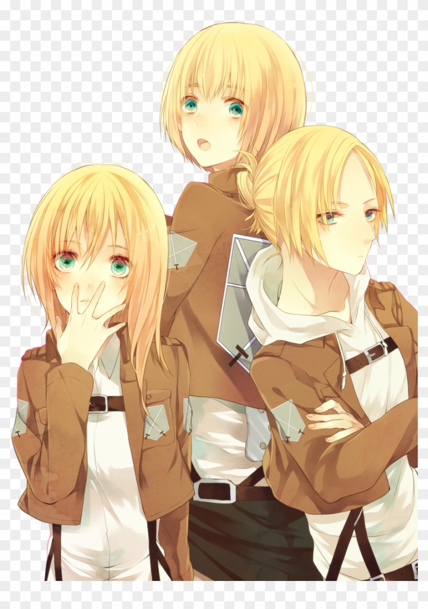 Danbooru - Attack On Titan Genderbend Armin Clipart #3353135