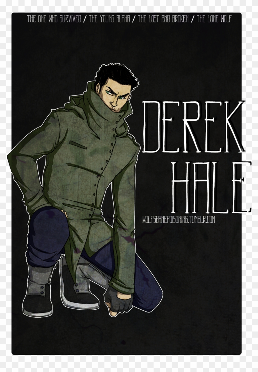 My Art Fanart Teen Wolf Stiles Stilinski Derek Hale - Poster Clipart
