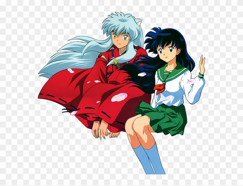 #inuyasha #kagome #anime #couple - Kagome Y Inuyasha Png Clipart