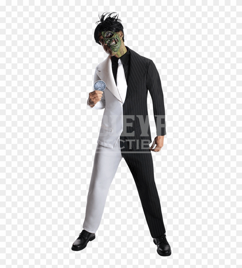 Mens Batman Two-face Costume - Batman Villains Fancy Dress Clipart