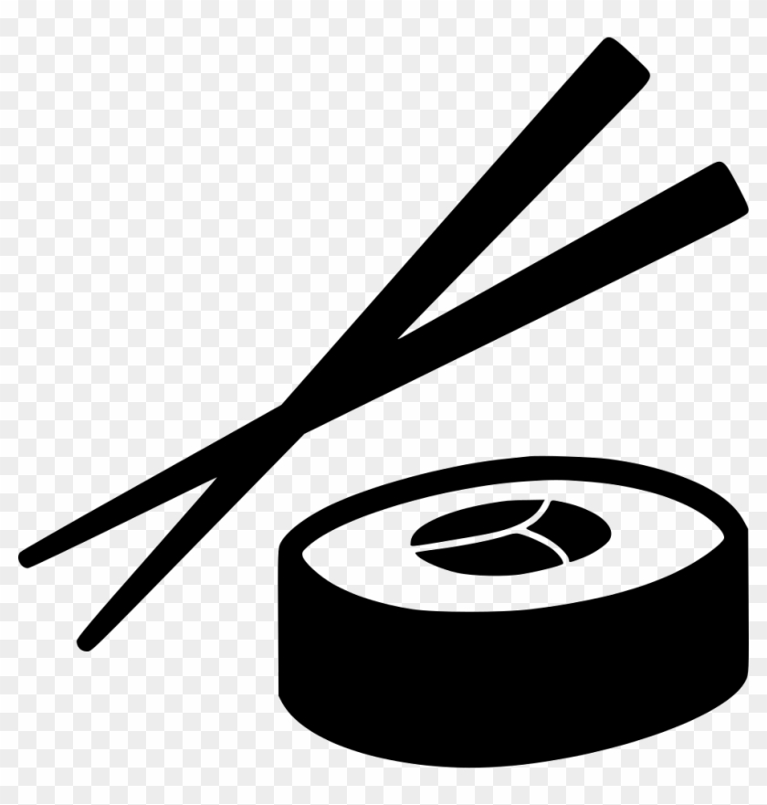 Sushi Roll Sea Chopsticks Svg Png Icon Free Download - Sushi Icon Png Transparent Clipart