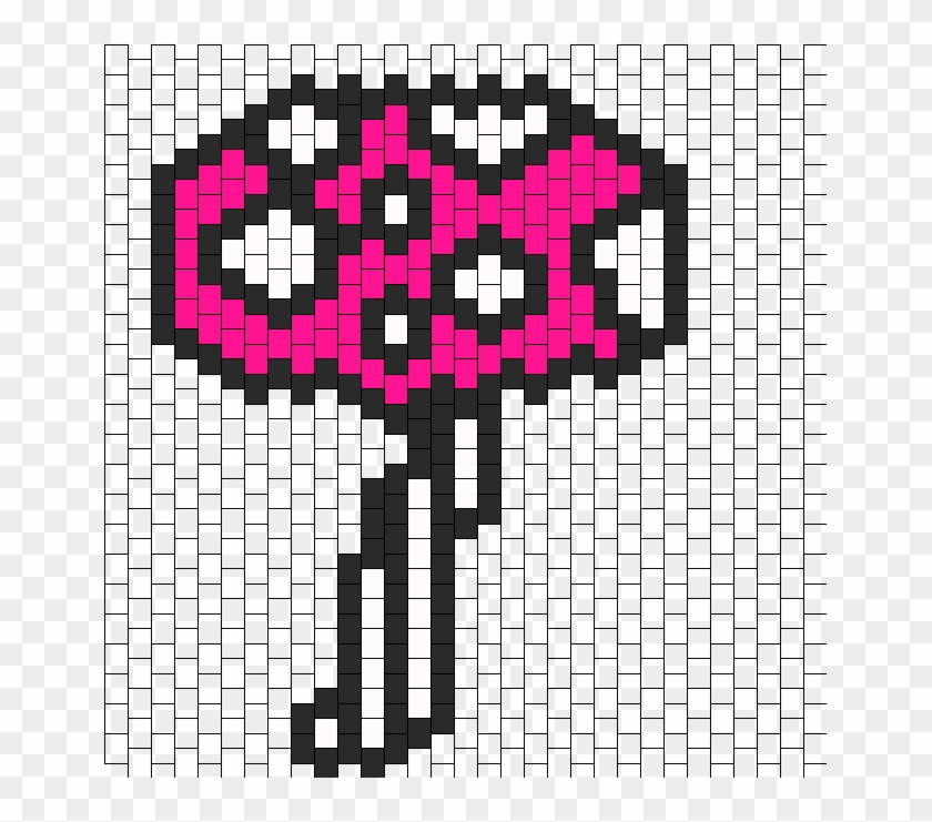 Trippy Mushroom Bead Pattern - Motif Clipart