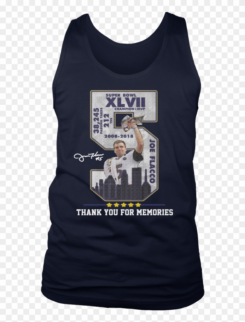 Thank You For The Memories Shirt Joe Flacco - One Piece Zoro Tank Top Clipart